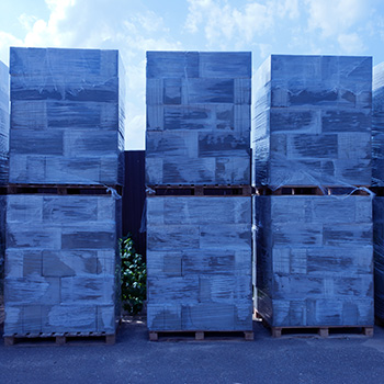 blauwe stretchfolie
